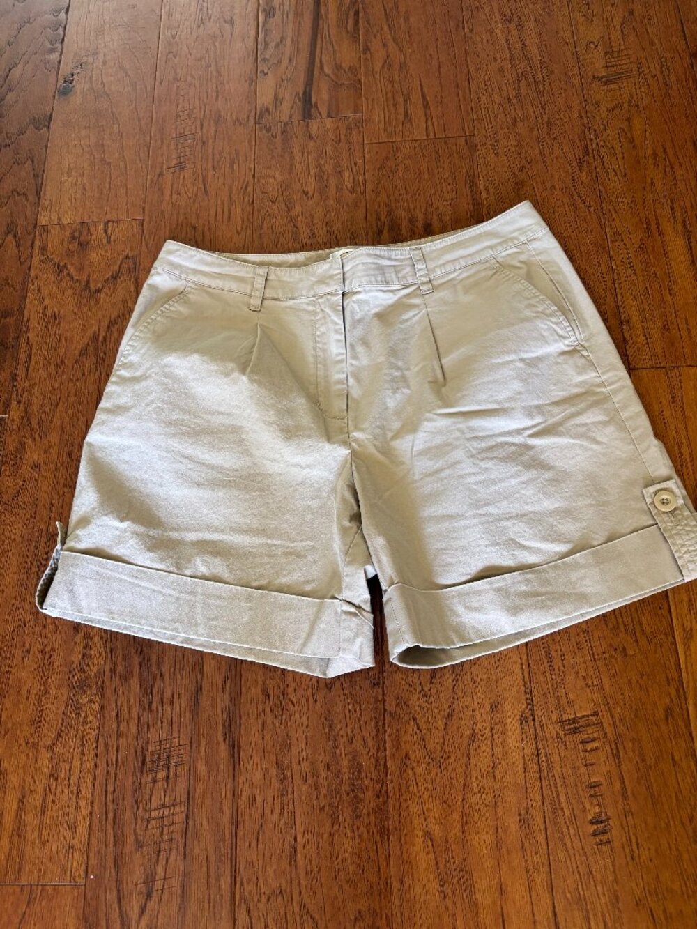 Talbots Khaki Shorts Size 12